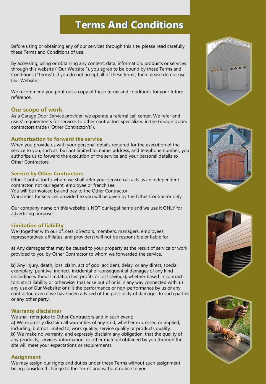 HighTech Garage Doors Stoughton, MA 781-923-7061